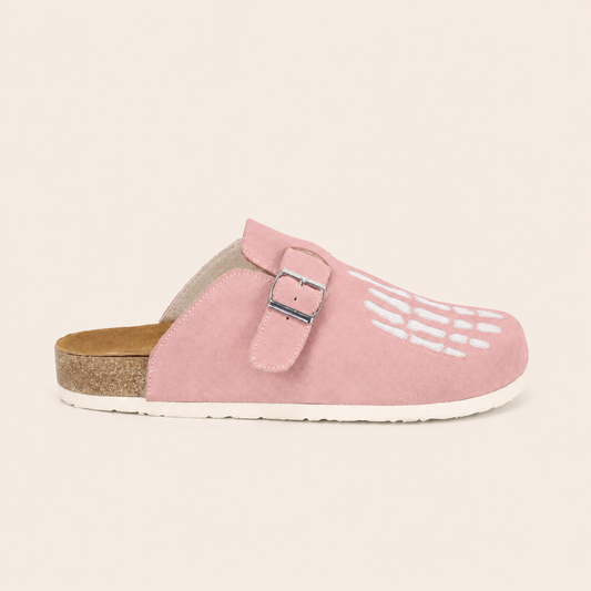 Pink Skeleton Clogs