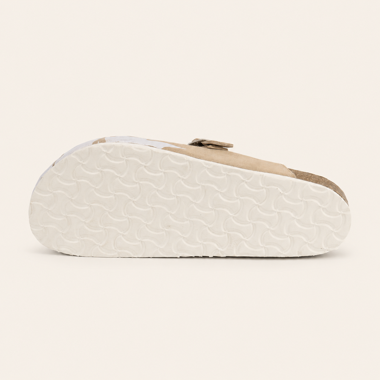 Creme Flame Skeleton Clogs