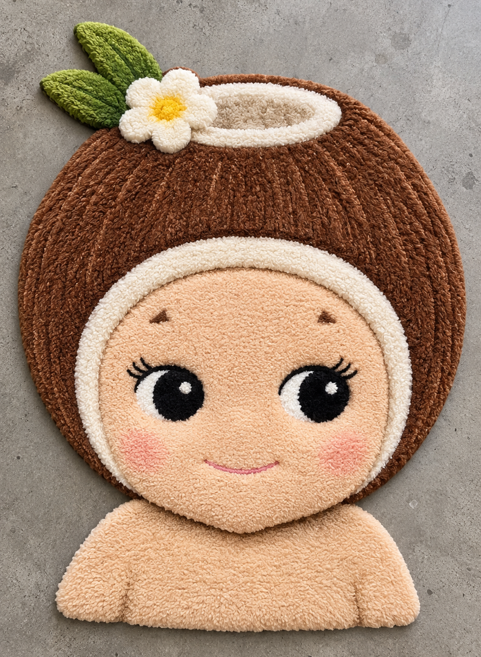Coconut Sonny Angel Rug