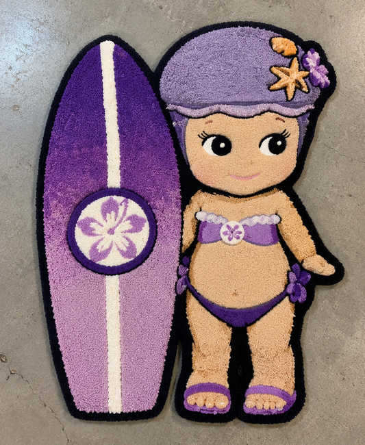 Purple Surfer Sonny Angel Rug
