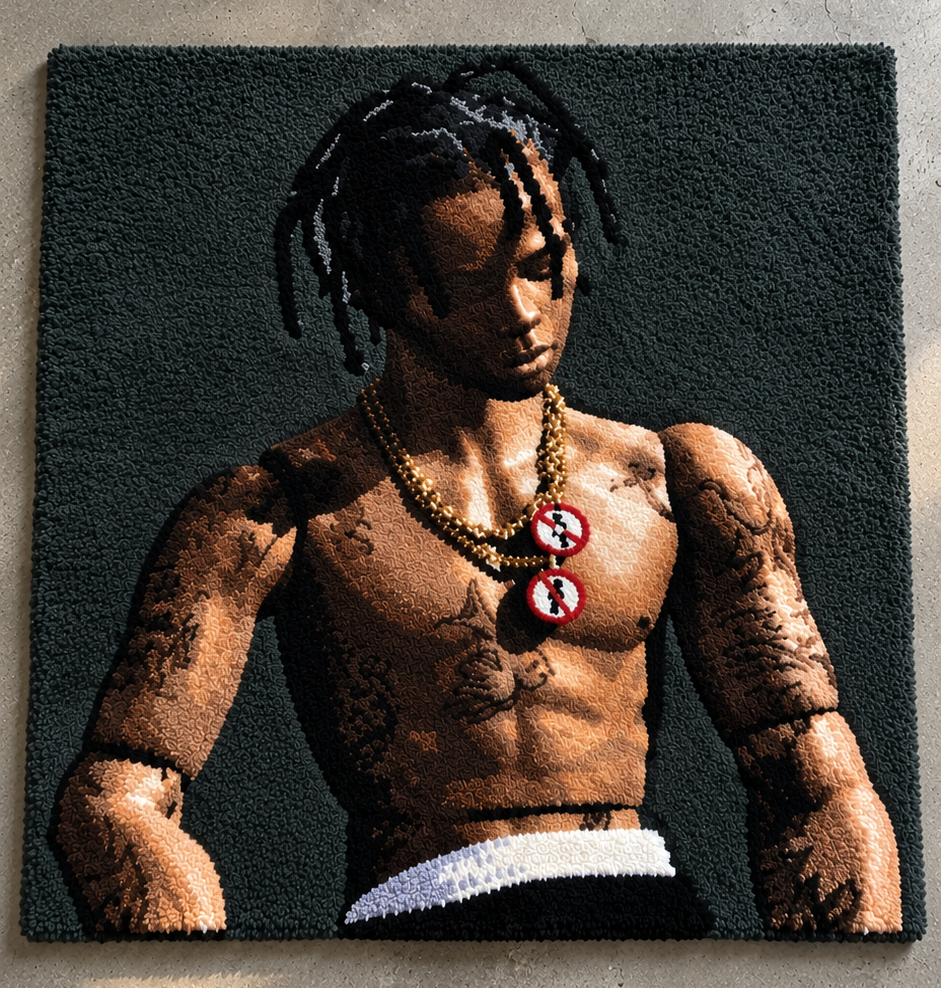 Braided Portrait Rug