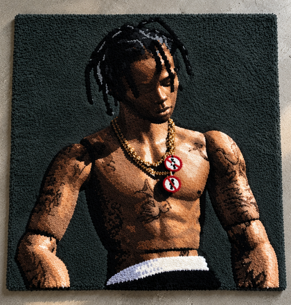 Braided Portrait Rug