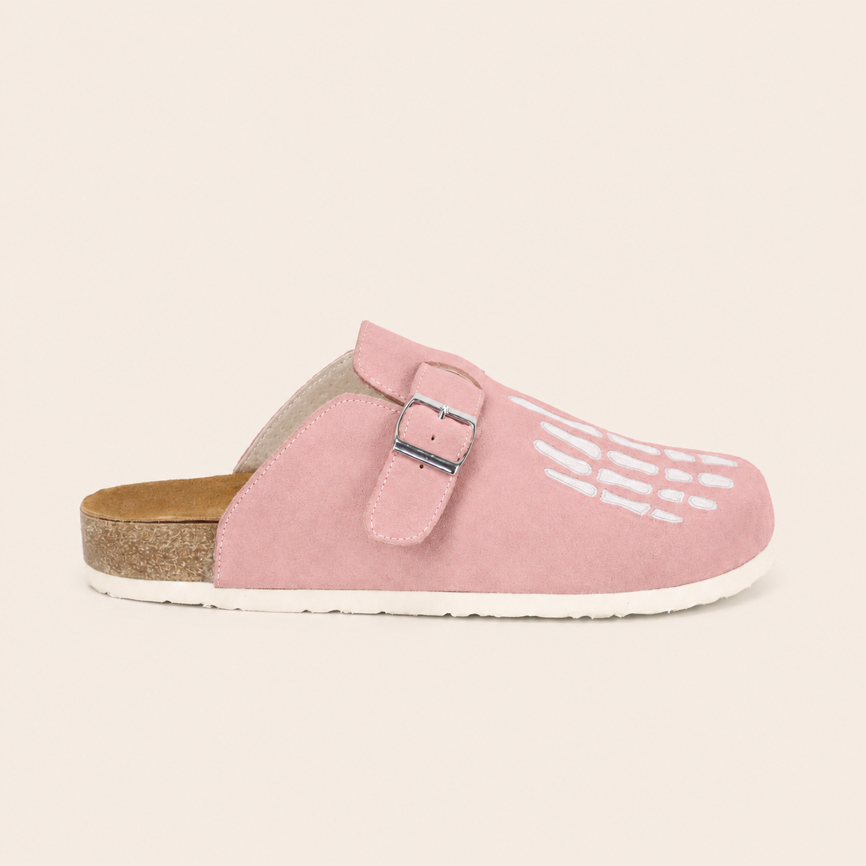 Pink Skeleton Clogs