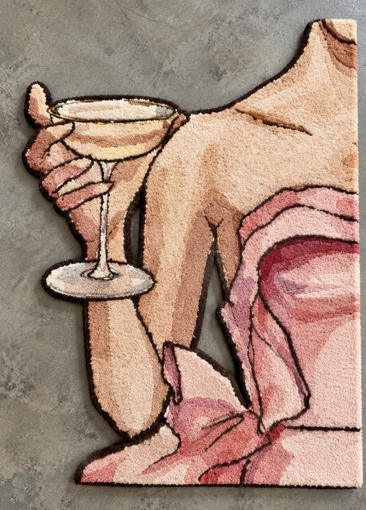 Rosé Toast Rug