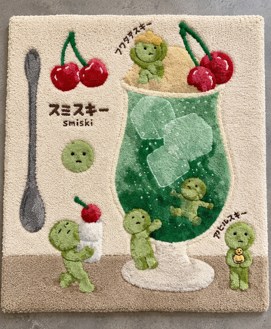 Soda Float Smiski Rug